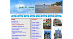 Desktop Screenshot of praiadepiuma.com.br